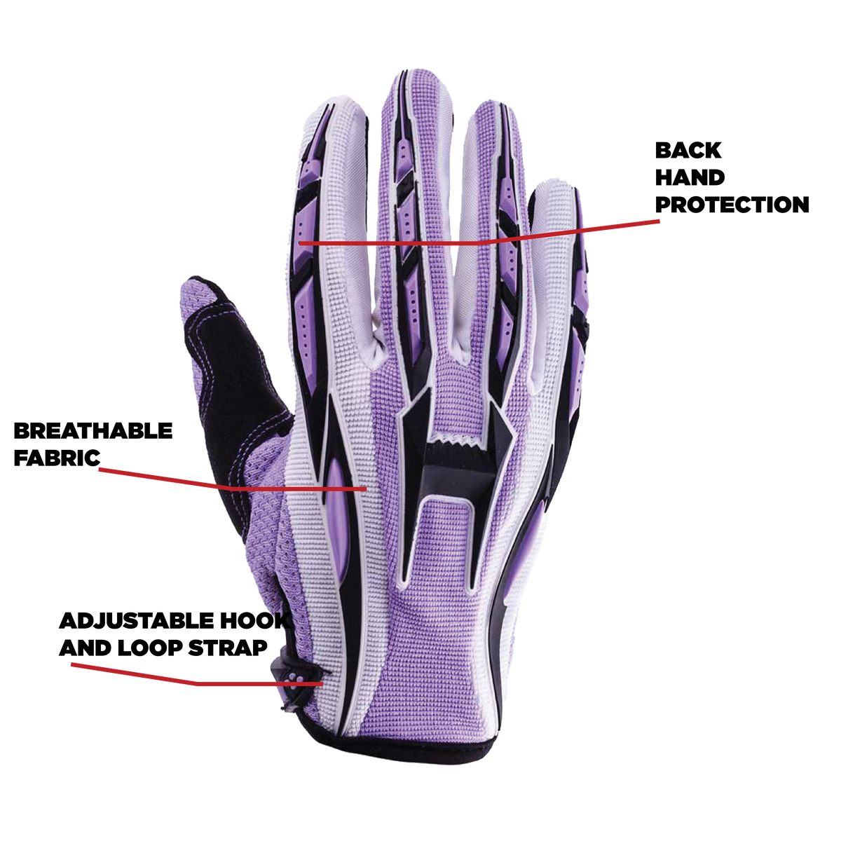 Veste De Sport Vintage Wulfsport Motocross - Grand L - Violet Et Noir - Bras Amovible - Occasion