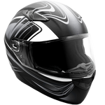 Adult 3x 4x Matte Gray Full Face Snowmobile Helmet w/ Double Pane Shield