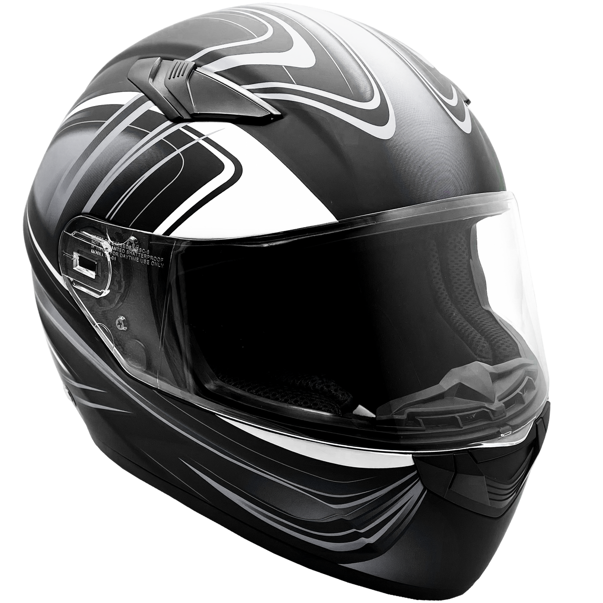 3X 4X Adult Full Face Helmet Gray from Typhoon Helmets