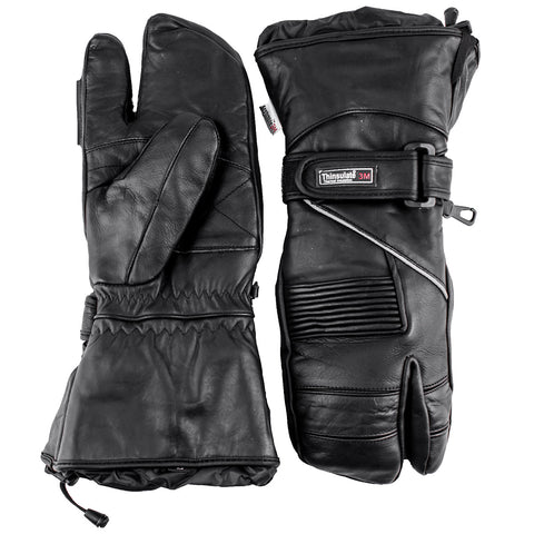 Leather Trigger Finger Gloves XS - Small