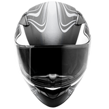 Adult 3x 4x Matte Gray Full Face Snowmobile Helmet w/ Double Pane Shield