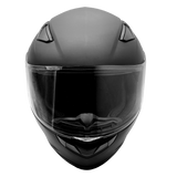 Adult Full Face Motorcycle Helmet w/Drop Down Sun Shield (Matte Black, X Small) Size 21 - 21 1/2"