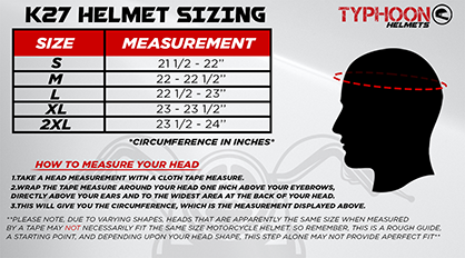 Snocross Snowmobile Adult Orange Helmet from Typhoon Helmets S