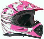 Youth Pink Helmet, Black Gloves Goggles & Peewee Chest Protector
