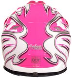 Youth Pink Helmet, Black Gloves Goggles & Peewee Chest Protector