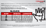 Black Youth Motocross Gloves