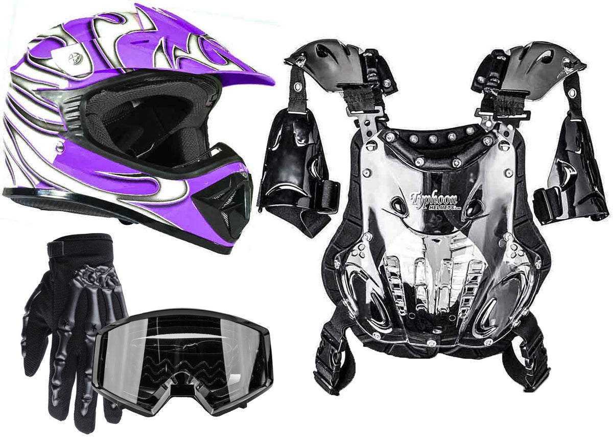 purple dirt bike gear
