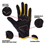 Yellow Youth Motocross Gloves