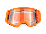 Orange Motocross Goggles