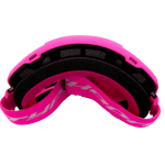 Adult Helmet Combo Matte Black w/ Pink Goggles & Gloves