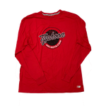 Adult Red Typhoon Helmets  Long Sleeve Tee Shirt