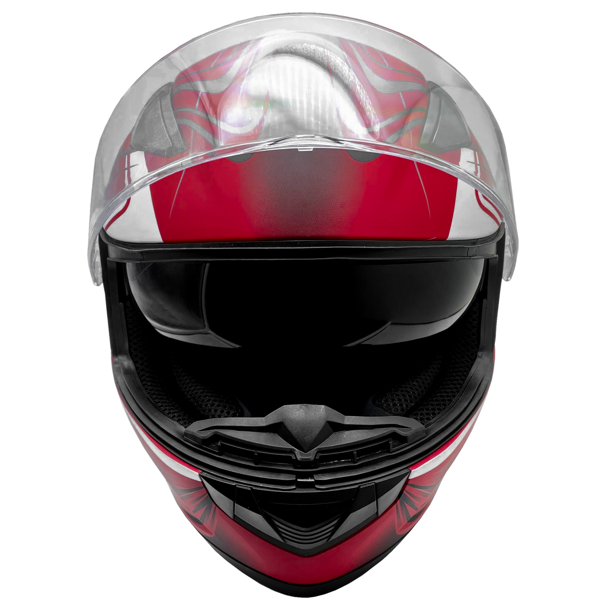 Matte Red Full Face Adult Helmet Medium - FACTORY SECOND – Typhoon Helmets