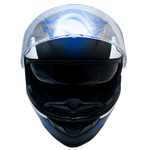 XS Adult Full Face Blue Snowmobile Helmet w/ Electric Heated Shield
