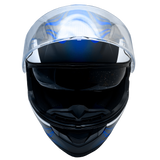 XS Adult Full Face Blue Snowmobile Helmet w/ Electric Heated Shield