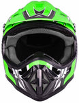 Green Youth Off Road Helmet (Small) - FACTORY SECOND