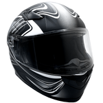 XS Adult Gray Full Face Snowmobile Helmet w/ Double Pane Shield
