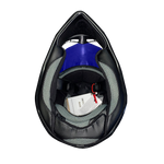 Blue Helmet, Gloves, Goggles & Pee-Wee Chest Protector