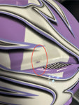 Purple Youth Off Road Helmet LARGE - FACTORY SECOND