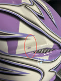Purple Youth Off Road Helmet LARGE - FACTORY SECOND