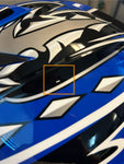 Blue Youth Off Road Helmet LARGE - FACTORY SECOND