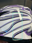 Purple Youth Off Road Helmet LARGE - FACTORY SECOND