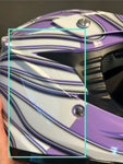 Purple Youth Off Road Helmet LARGE - FACTORY SECOND