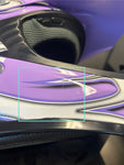 Purple Youth Off Road Helmet LARGE - FACTORY SECOND