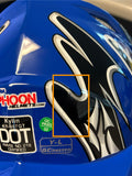 Blue Youth Off Road Helmet LARGE - FACTORY SECOND