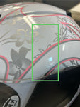 White Youth Full Face Motorcycle Helmet LARGE - FACTORY SECOND