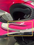Pink Youth Off Road Helmet (small) - FACTORY SECOND