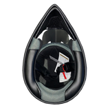 Adult Helmet Matte Black with Blue Goggles
