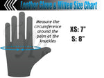 Leather Trigger Finger Gloves XS - Small