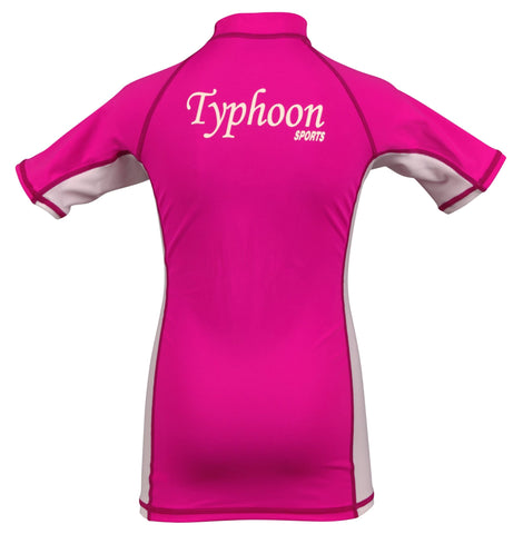 Youth Pink Swim Shirts (Size 8) Rash Guards - Clearance