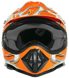 Orange Youth Off Road Helmet (Small) - FACTORY SECOND