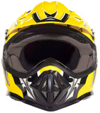 Yellow Youth Off Road Helmet (Small) - FACTORY SECOND