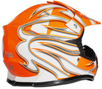Orange Youth Kids Off-Road Helmet (Medium)- FACTORY SECOND