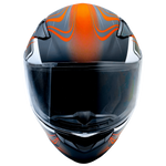 XS Adult Orange Full Face Snowmobile Helmet w/ Double Pane Shield