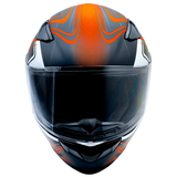 XS Adult Orange Full Face Snowmobile Helmet w/ Double Pane Shield