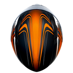 XS Adult Orange Full Face Snowmobile Helmet w/ Double Pane Shield