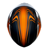 XS Adult Full Face Orange Snowmobile Helmet w/ Electric Heated Shield