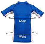 Youth Blue Swim Shirts (Size 5) Rash Guards - Clearance