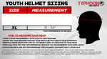 Purple Double Pane Youth Snowmobile Helmet (XL) -- FACTORY SECOND