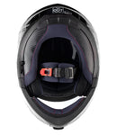 Black/White Adult Modular Flip up Snowmobile Helmet with dual lens anti fog shield and drop down sun-glass