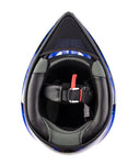 Adult Motocross Blue Splatter Helmet