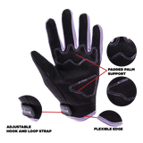 Youth Purple Helmet, Gloves, Goggles & Peewee Chest Protector