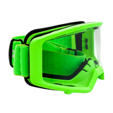Green Helmet, Gloves, Goggles and Adult Chest Protector