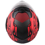 Red Youth Full Face Motorcycle Helmet (Medium) - FACTORY SECOND