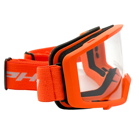 Occhiali Moto Cross Enduro Progrip 3450 MX Orange/Black Lente Occhiali Moto Cross Enduro Progrip 3450 MX Orange/Black Lente