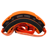 Camo Helmet, Orange Gloves, Goggles & Adult Chest Protector