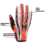 Adult Orange Goggles & Gloves Combo